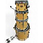 Used Yamaha 4 Piece Stage Custom Birch NATURAL WOOD Drum Kit thumbnail