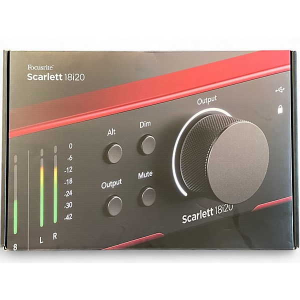 Used Focusrite Scarlett 18i20 GEN 4 Audio Interface