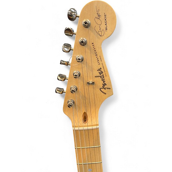 Used 2011 Fender Artist Series Eric Clapton Stratocaster Black Solid Body Electric Guitar