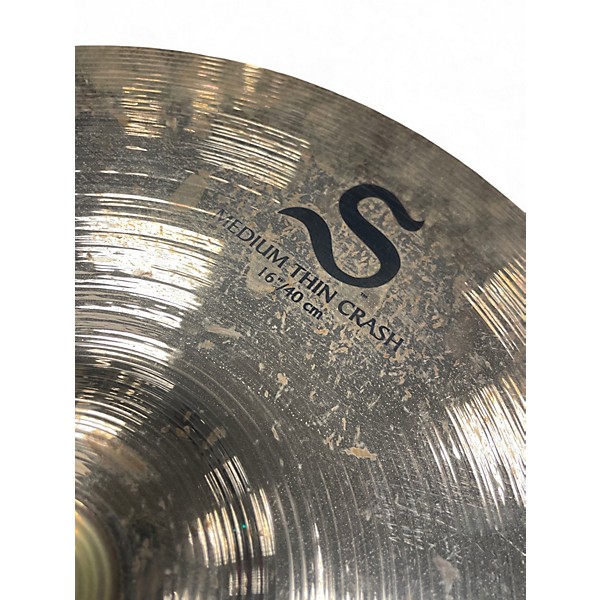 Used Zildjian 16in S Family Medium Thin Crash Cymbal
