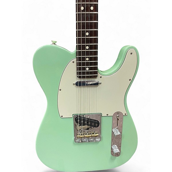 Used 2017 Fender American Professional Telecaster Surf Green Solid Body Electric Guitar