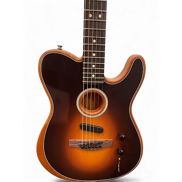 Used Fender Acoustasonic Player Telecaster 2 Color Sunburst Acoustic Electric Guitar