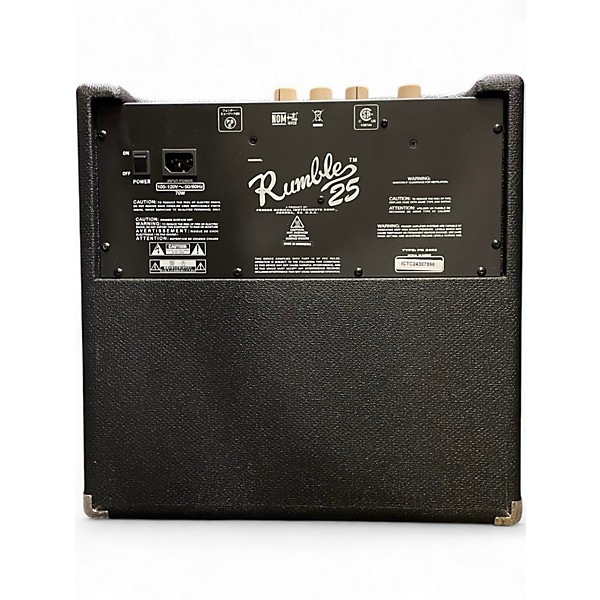 Used Fender Rumble 25 25W 1x8 Bass Combo Amp