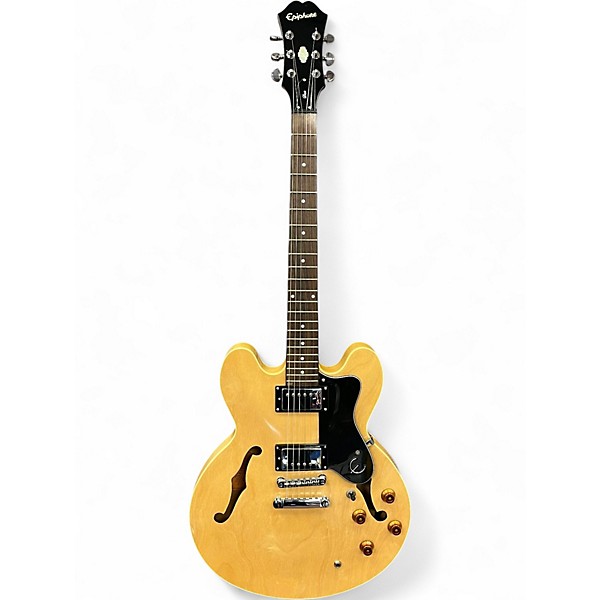 Used 2006 Epiphone Dot Natural Hollow Body Electric Guitar