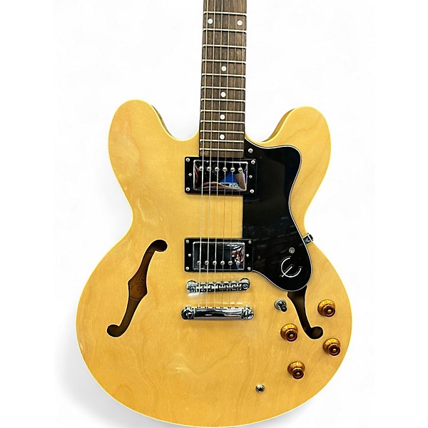 Used 2006 Epiphone Dot Natural Hollow Body Electric Guitar