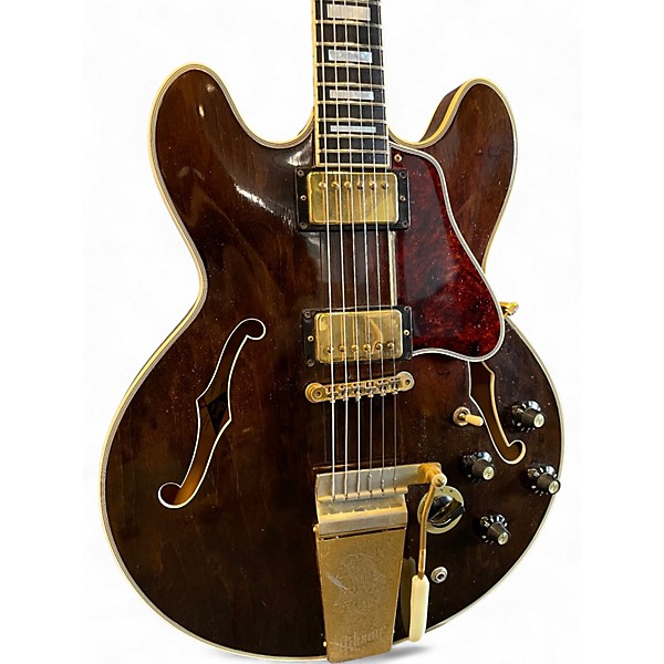 Vintage 1975 Gibson ES-355TD Walnut Hollow Body Electric Guitar