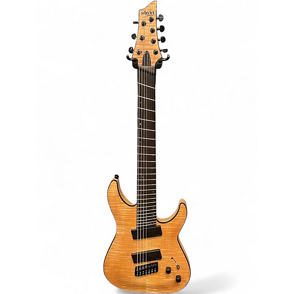 Used Schecter Guitar Research C7 MS SLS NATURAL Solid Body Electric Guitar
