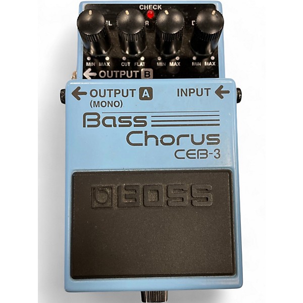 Used BOSS CEB3 Bass Chorus Bass Effect Pedal