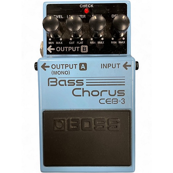 Used BOSS CEB3 Bass Chorus Bass Effect Pedal