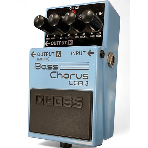 Used BOSS CEB3 Bass Chorus Bass Effect Pedal