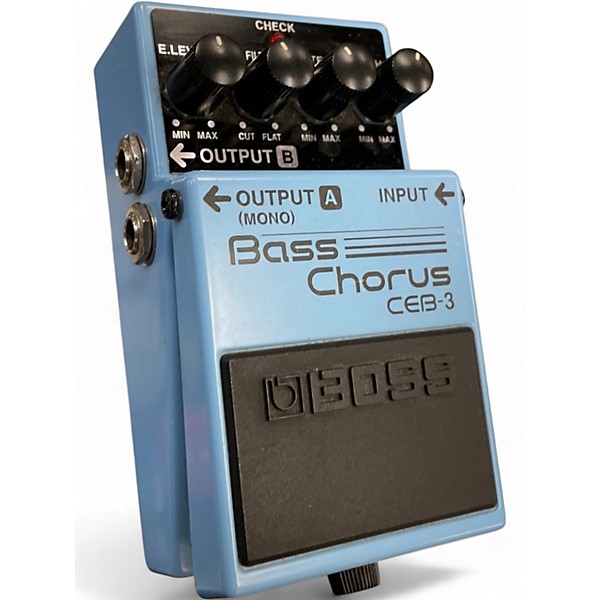 Used BOSS CEB3 Bass Chorus Bass Effect Pedal