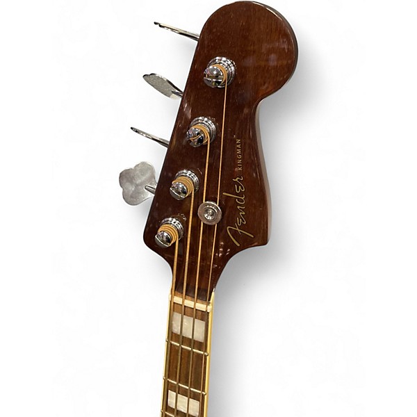 Used Fender Kingman 4-String Sunburst Acoustic Bass Guitar