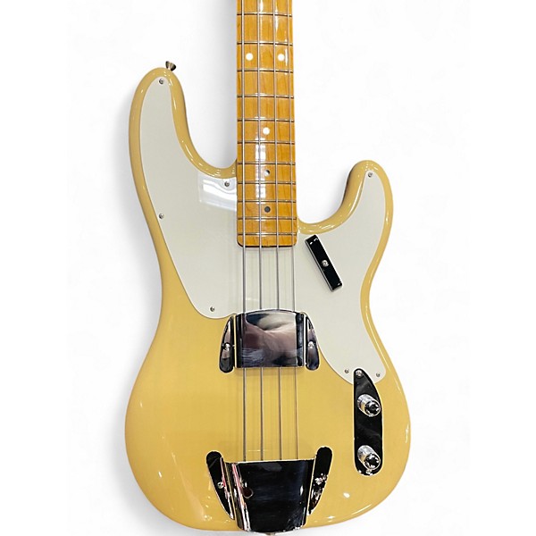 Used 2024 Fender American Vintage II 1954 Precision Bass Vintage Blonde Electric Bass Guitar