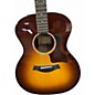 Used Taylor 214E DLX Sunburst Acoustic Electric Guitar