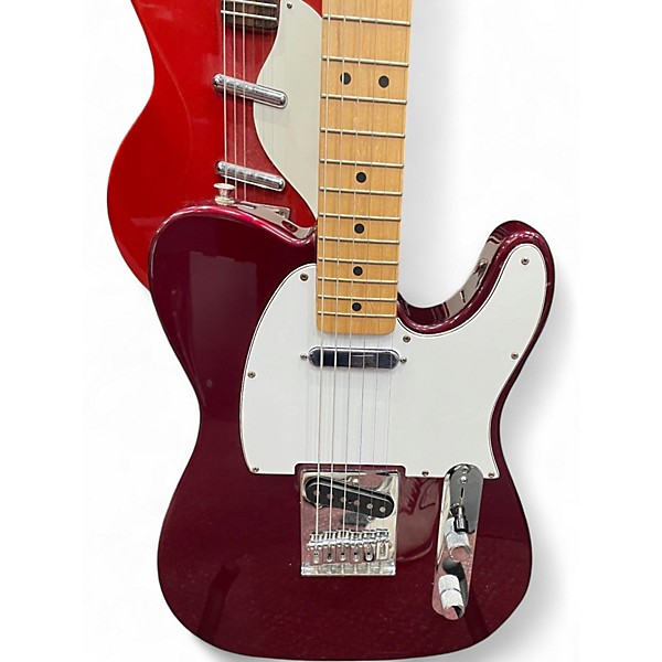 Used Fender Standard Telecaster Candy Apple Red Solid Body Electric Guitar