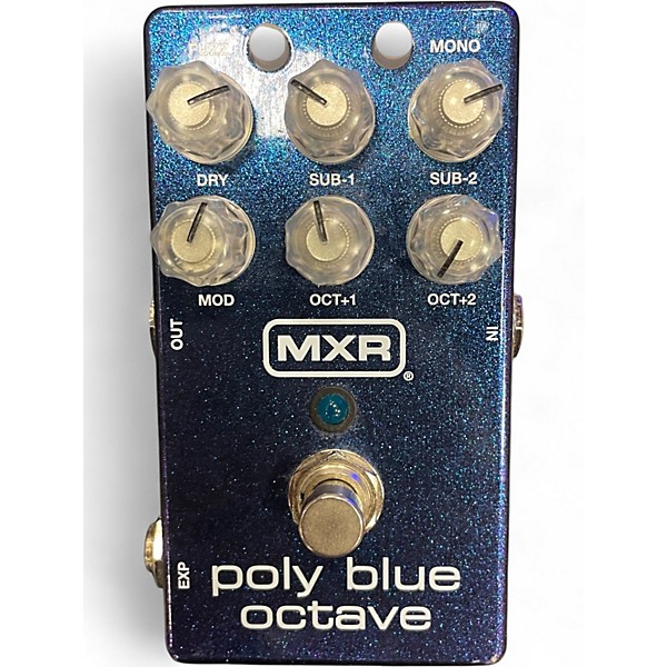 Used MXR poly blue octave Effect Pedal
