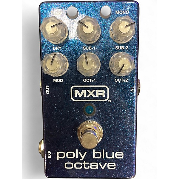 Used MXR poly blue octave Effect Pedal
