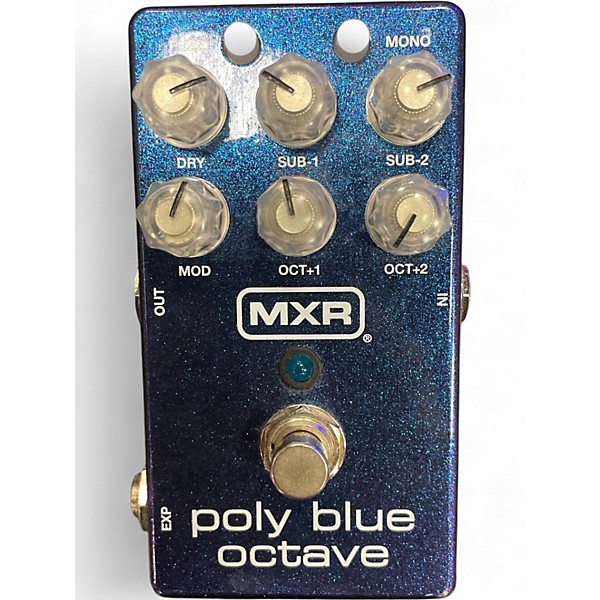 Used MXR poly blue octave Effect Pedal