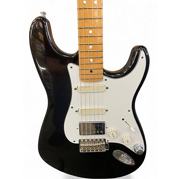 Used Fender Clapton Stratocaster Black Solid Body Electric Guitar