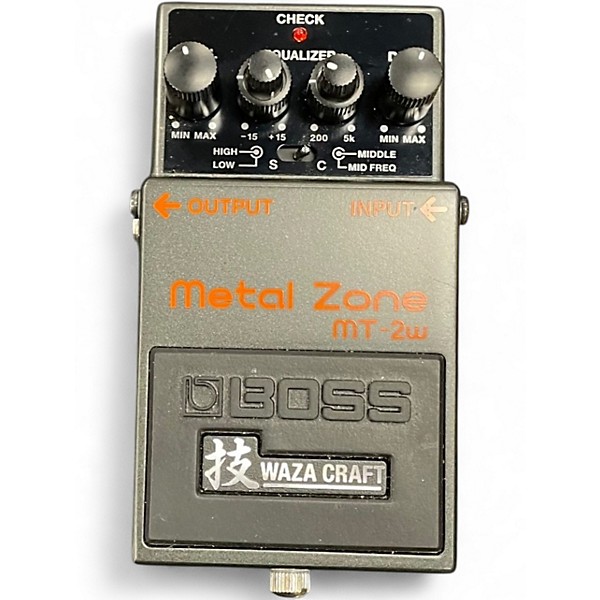 Used BOSS MT2W Metal Zone Waza Craft Effect Pedal