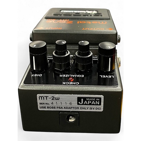 Used BOSS MT2W Metal Zone Waza Craft Effect Pedal