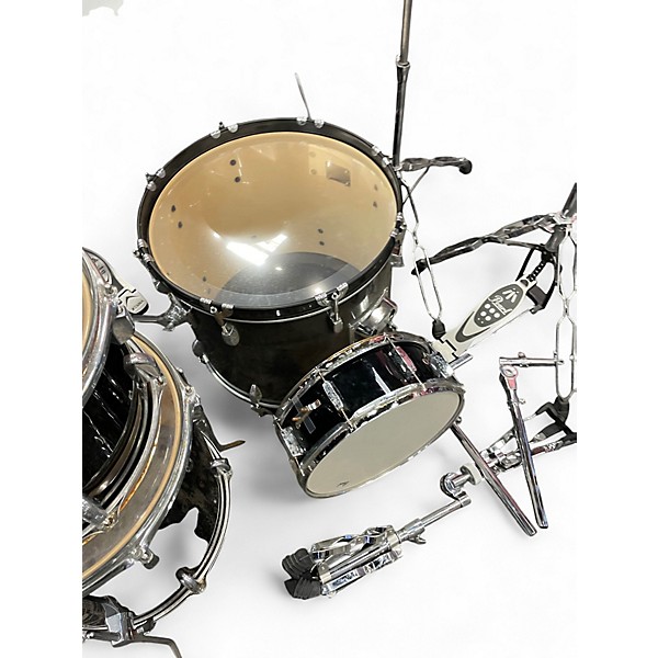 Used Pearl 5 Piece ROADSHOW Black Drum Kit