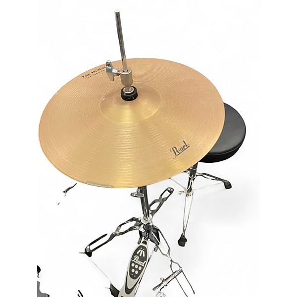 Used Pearl 5 Piece ROADSHOW Black Drum Kit
