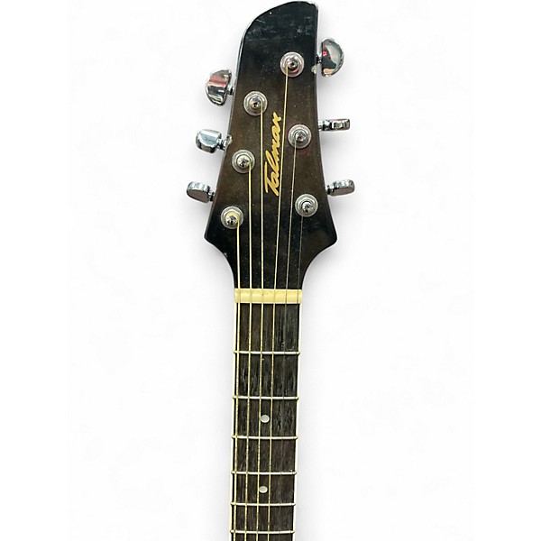 Used Ibanez TCY10E Talman Trans Black Acoustic Electric Guitar