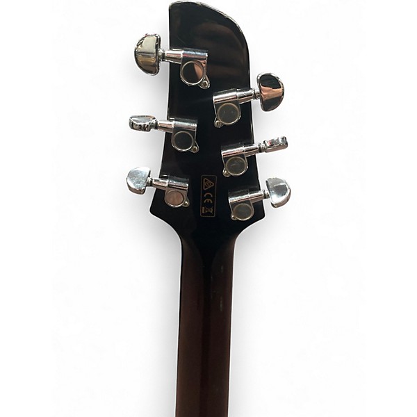 Used Ibanez TCY10E Talman Trans Black Acoustic Electric Guitar