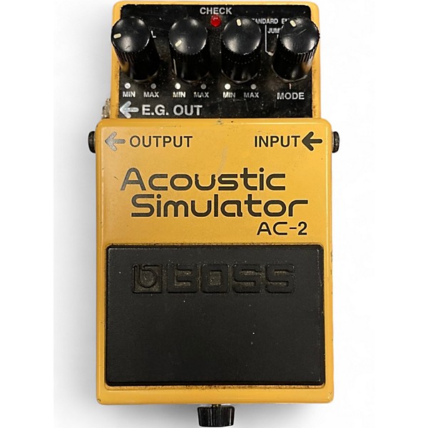 Used BOSS AC2 Acoustic Simulator Effect Pedal