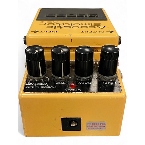 Used BOSS AC2 Acoustic Simulator Effect Pedal