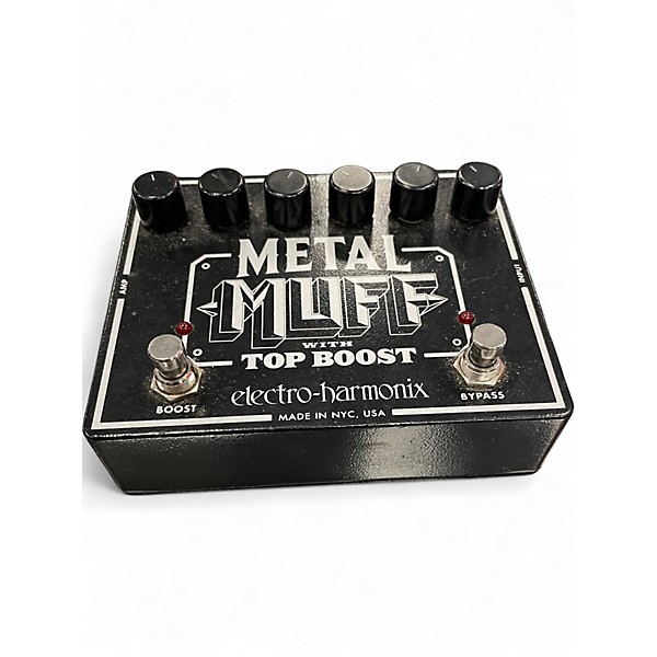 Used Electro-Harmonix Metal Muff Distortion With Top Boost Effect Pedal