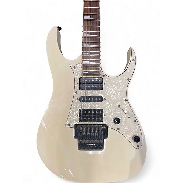 Used Ibanez RG350DX RG Series Alpine White Solid Body Electric Guitar