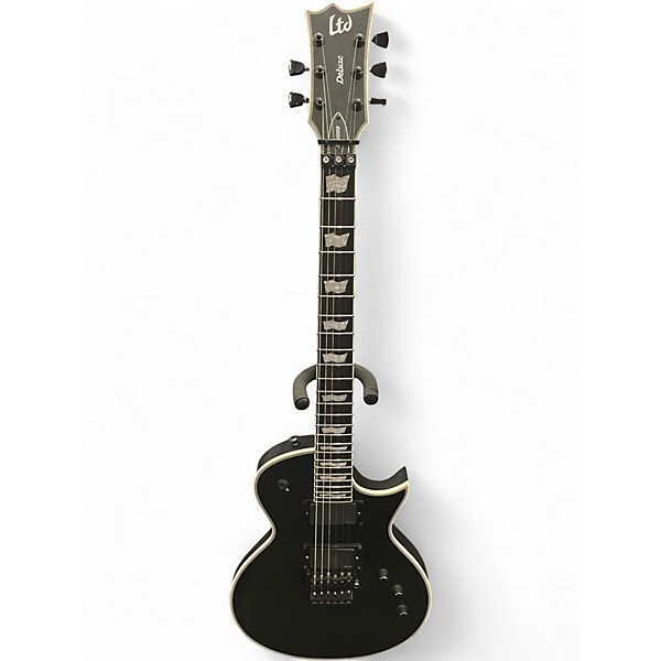 Used Floyd Rose LTD EC-1000 FR Black Solid Body Electric Guitar