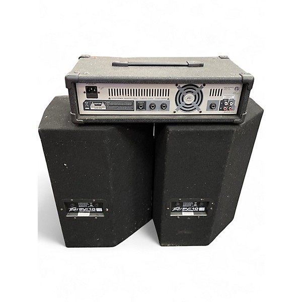 Used Peavey PV I4B MIXER AND TWO PVI10 SPEAKERS Sound Package
