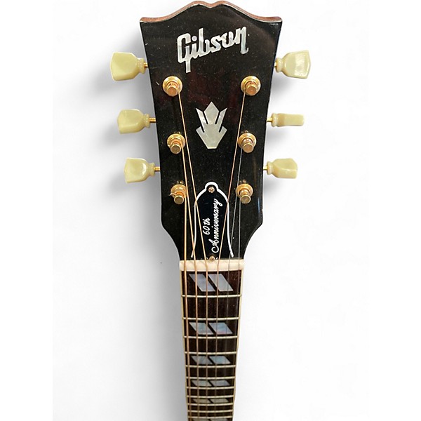Used Gibson 60th Anniversary j-185 Natural Acoustic Guitar