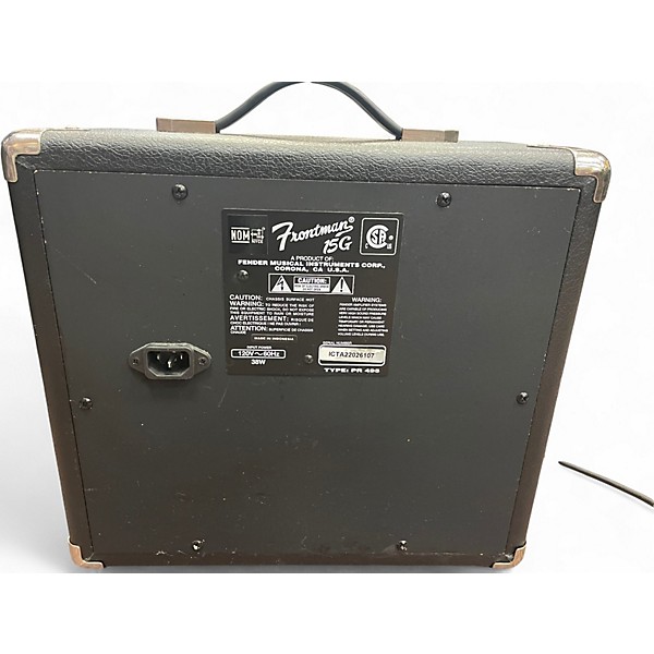 Used Fender Frontman 15G 15W Guitar Combo Amp