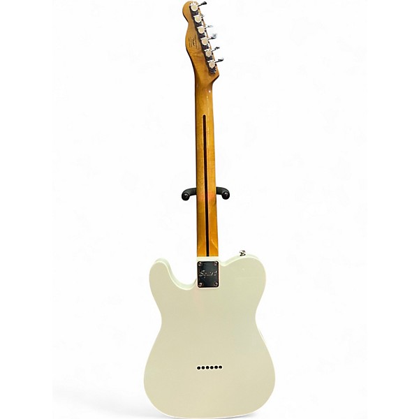 Used Squier Classic Vibe Telecaster Thinline Olympic White Hollow Body Electric Guitar