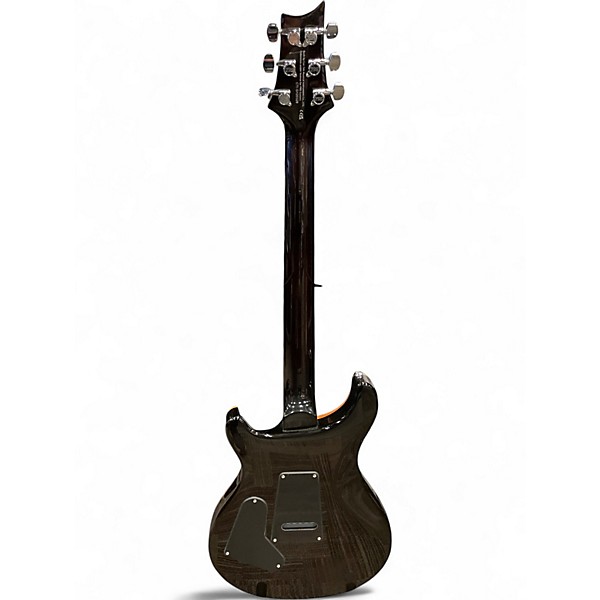 Used PRS SE Custom 24 Black Gold Sunburst Solid Body Electric Guitar