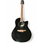 Used Ovation 1771LX Standard Balladeer Black Acoustic Electric Guitar thumbnail