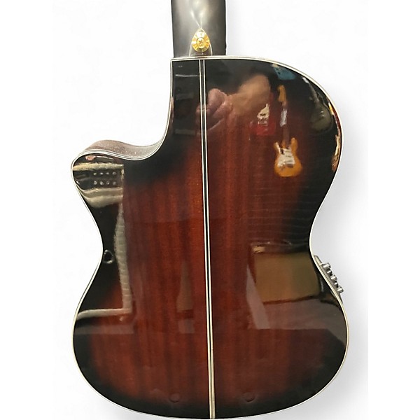 Used Ibanez GA35TCE-DVS dark violin burst Classical Acoustic Electric Guitar