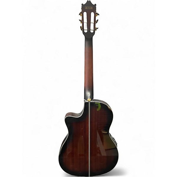 Used Ibanez GA35TCE-DVS dark violin burst Classical Acoustic Electric Guitar