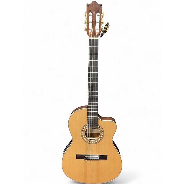Used Ibanez GA34STCE Natural Classical Acoustic Electric Guitar