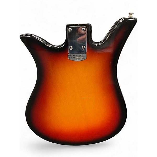 Vintage 1960s Teisco ET-200 Sunburst Solid Body Electric Guitar