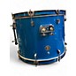 Used Ludwig 5 Piece Accent blue Drum Kit thumbnail