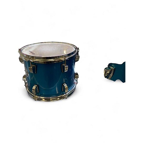 Used Ludwig 5 Piece Accent blue Drum Kit