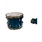 Used Ludwig 5 Piece Accent blue Drum Kit