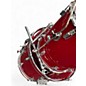 Used Ludwig 4 Piece rocker kit fire engine red Drum Kit