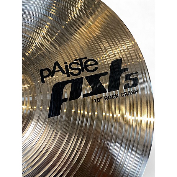 Used Paiste 16in pst5 rock crash Cymbal 36 | Guitar Center