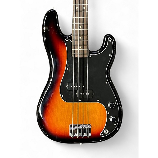 Used 2025 Fender Player II Precision 3 Tone Sunburst Electric Bass Guitar